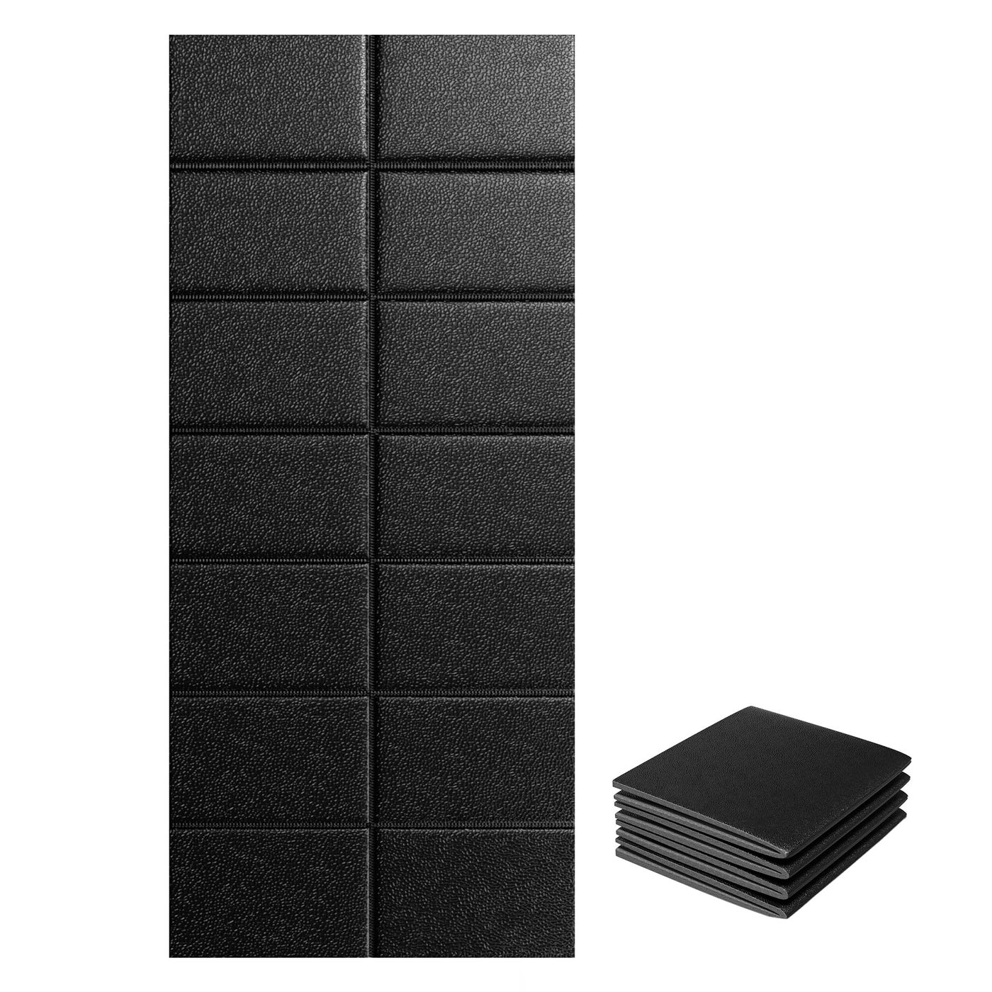 Walking Pad Mat for Carpet and Hardwood Floors, 1/4" Thick Foldable Treadmill Mat for Floor Protection, Non-Slip High Density for Bike, Elliptical, Home Gym Use