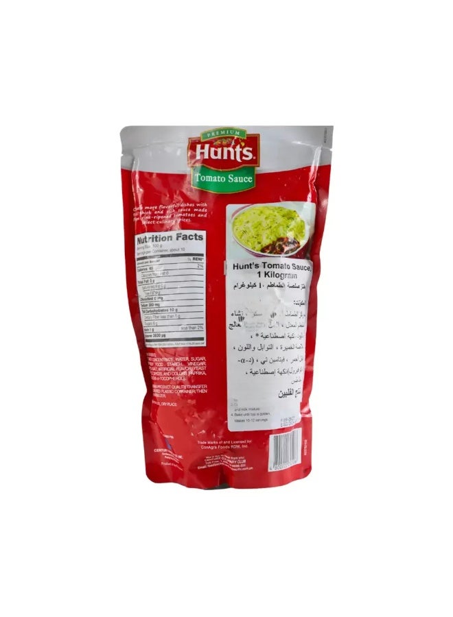 Hunts Premium Thick and Rich Tomato Sauce- 1kg - Image 2