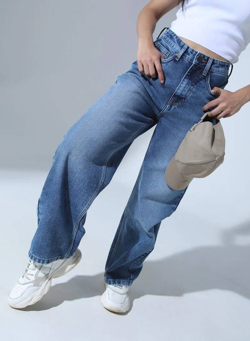 Hubberholme Women Indigo Jeans - Stylish Everyday Wear