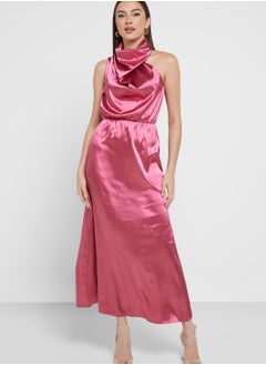 Satin Shift Dress