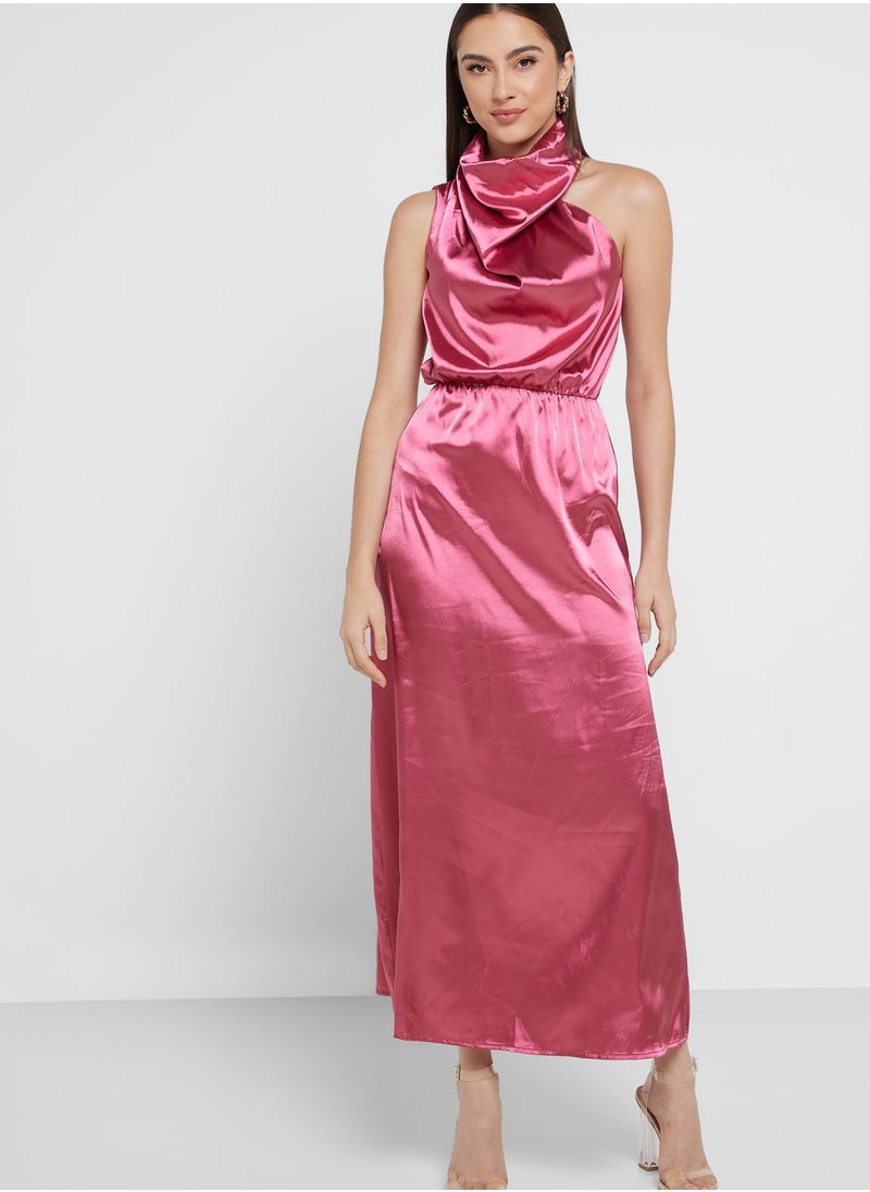 ELLA - Satin Shift Dress - Image 1