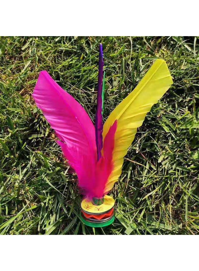 Shuttlecock Adult Primary School Students Shuttlecock Kick-resistant Kindergarten Female Feather Tendon Sports Competition Special Chicken Goose Feather Key-Specifications: 5 Pieces - Image 4