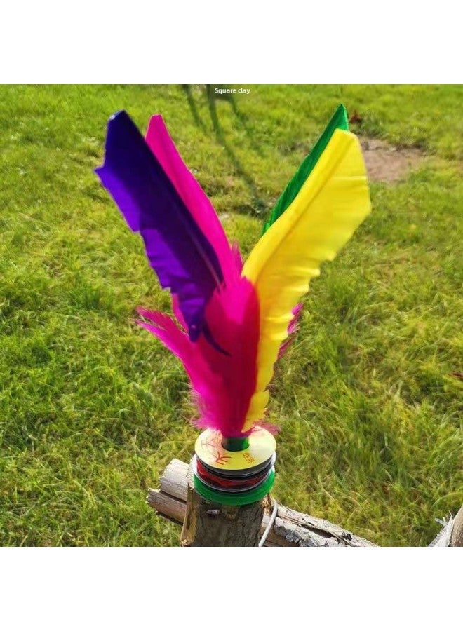 Shuttlecock Adult Primary School Students Shuttlecock Kick-resistant Kindergarten Female Feather Tendon Sports Competition Special Chicken Goose Feather Key-Specifications: 5 Pieces - Image 3