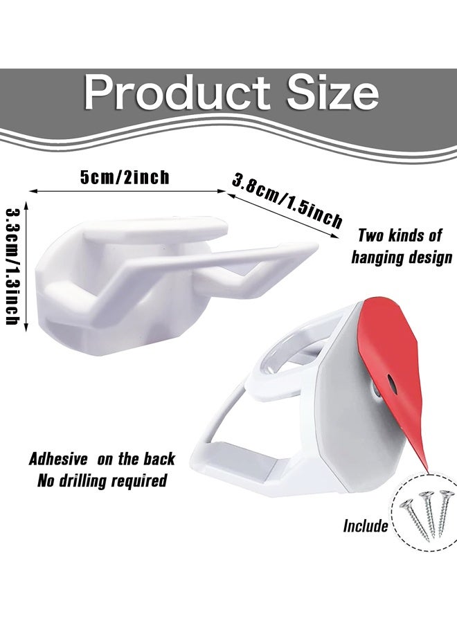 10 Pack Baseball Hat Holder for Wall,Upgraded Adhesive Hat Display Hooks,Hat Organizer Men Boys Bedroom Accessories - Image 2