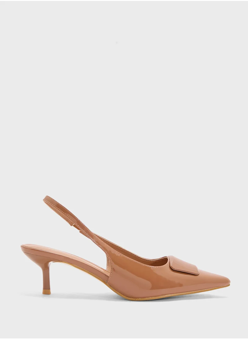 بيتك ستيبس Pointed Sling Back Pump
