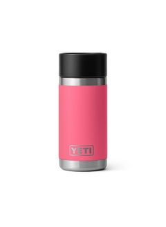 YETI Rambler 12 Oz Bottle, Stainless Steel, Vacuum Insulated, With Hot Shot Cap, Tropical Pink  - Image 1