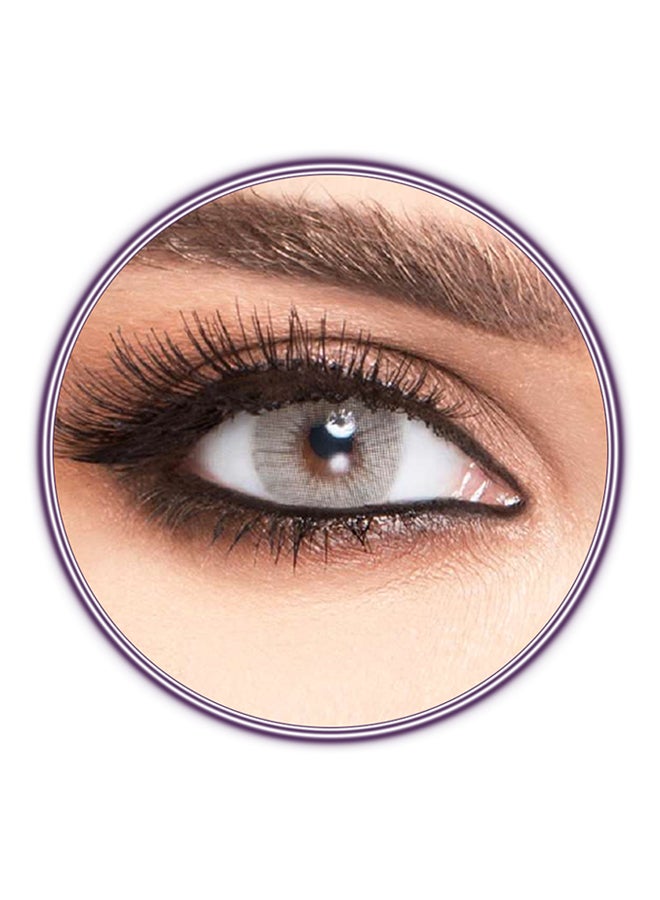 Luminous Unisex Pack Of 2 Crystal (Light Grey) Yearly Disposable Contact Lenses - Image 1