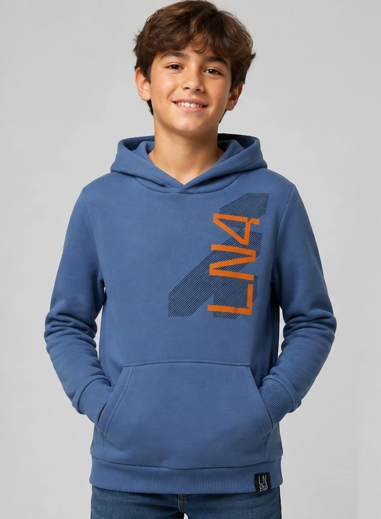 Mclaren McLaren Lando Norris No4 T- Hoodie - Blue - Kids