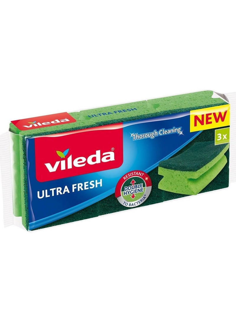 Vileda Ultrafresh High Foam 3Pc