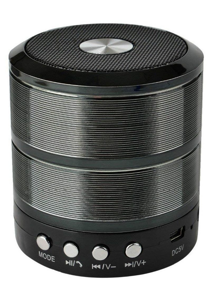 "Fabvariety Mini Bluetooth Speaker WS-887 – Compact Wireless Sound Box (Black)"