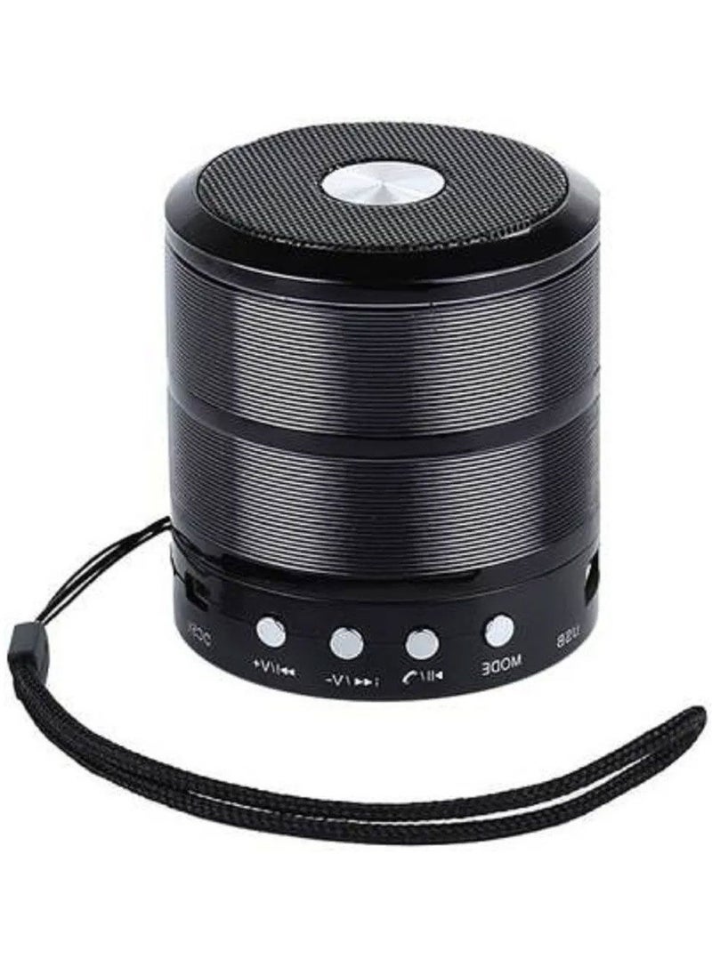 "Fabvariety Mini Bluetooth Speaker WS-887 – Compact Wireless Sound Box (Black)"