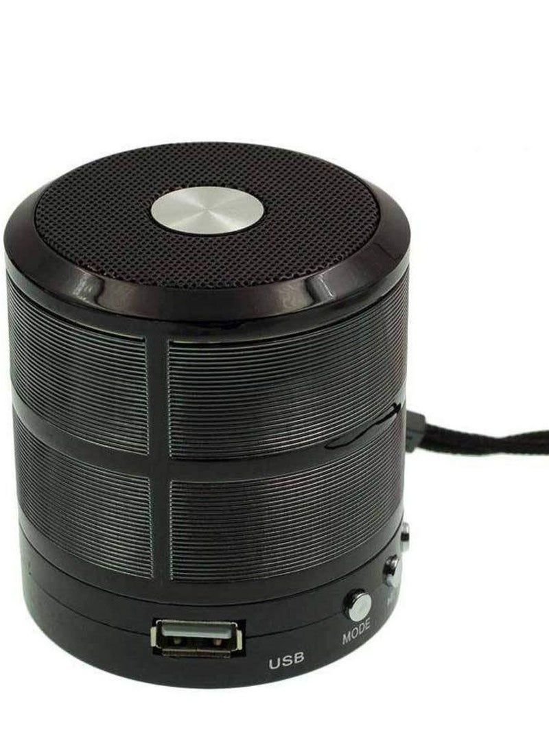"Fabvariety Mini Bluetooth Speaker WS-887 – Compact Wireless Sound Box (Black)"