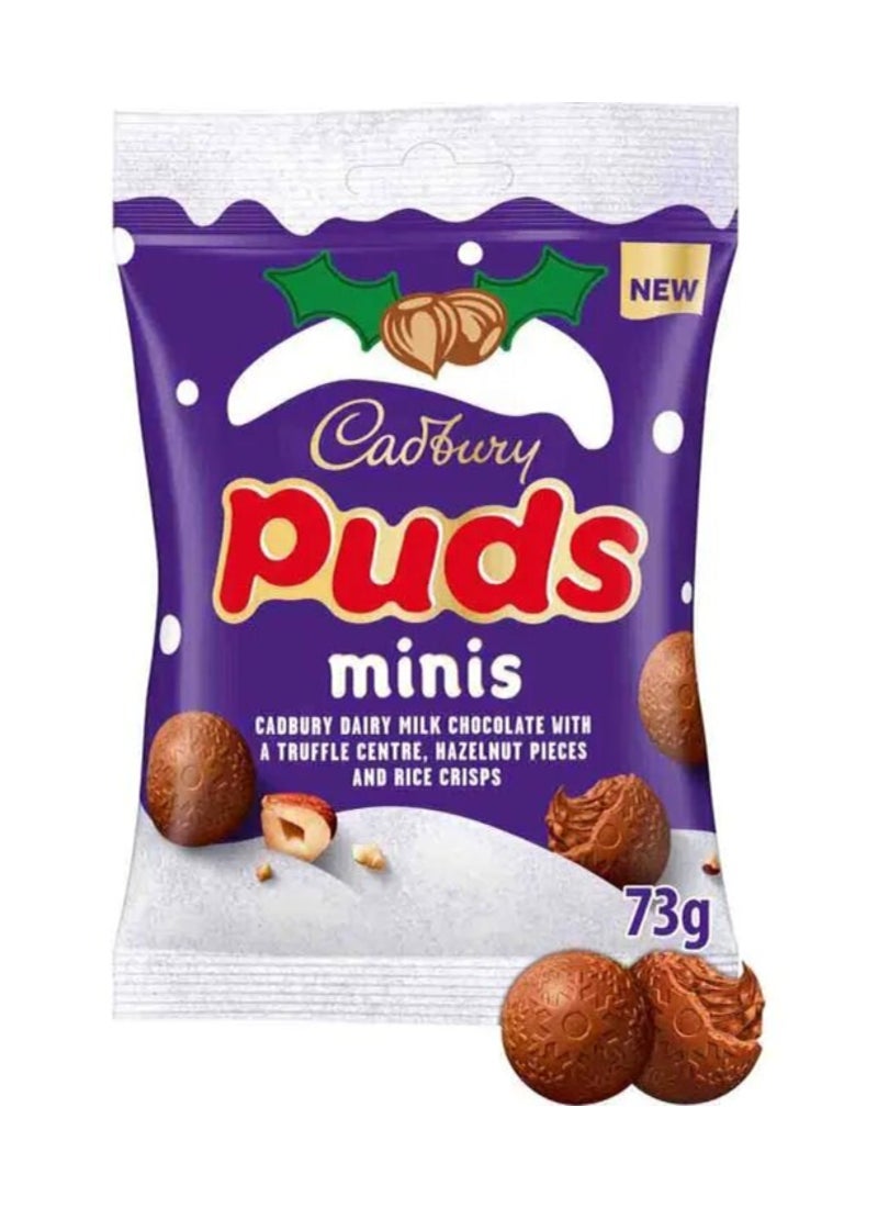 Cadbury Chocolate Mini Puds 73g - Image 3