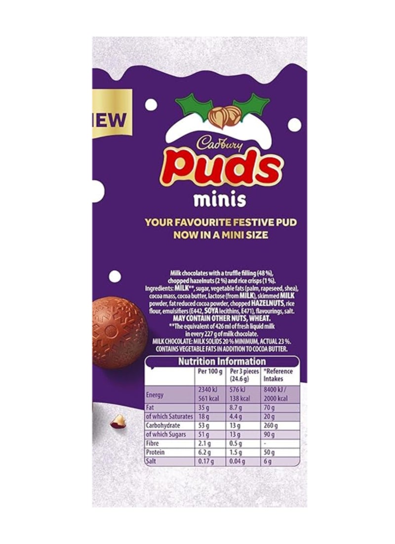 Cadbury Chocolate Mini Puds 73g - Image 2