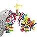 SunGrow Parrot Toy Medium Chewing Bird Toy for Parakeet Colorful Chew Toy for Cockatoos African Grey Macaws and Parrots - Image 3