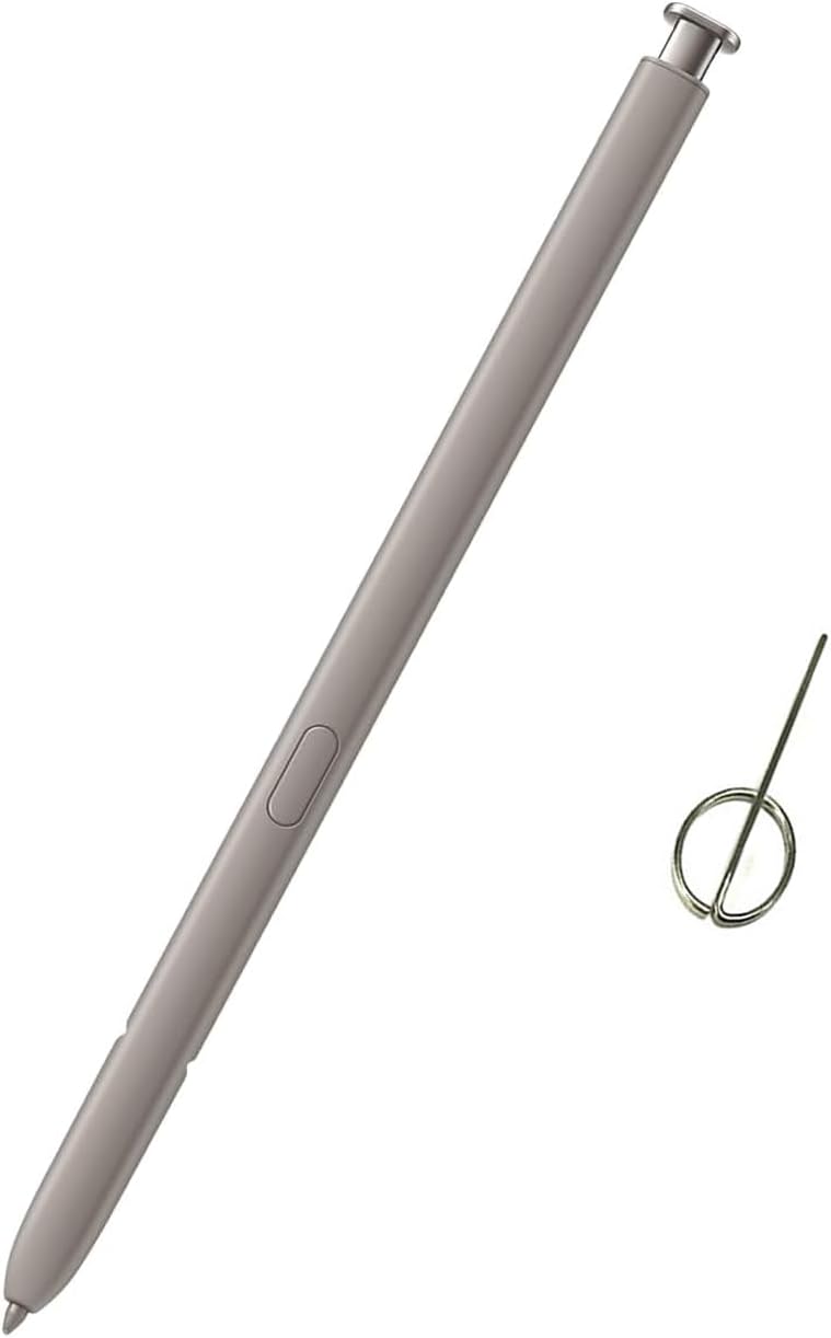 كاوشونغ قلم استبدال Galaxy S24 Ultra Stylus Pen لـ Samsung Galaxy S24 Ultra S Pen، طرف دقيق 0.7 مم للدقة، الإصدار الأمريكي مع جزء إصلاح الإبرة (رمادي فاتح، CX_S24Ultra_Pen_DKZ_LightGray) - Image 1