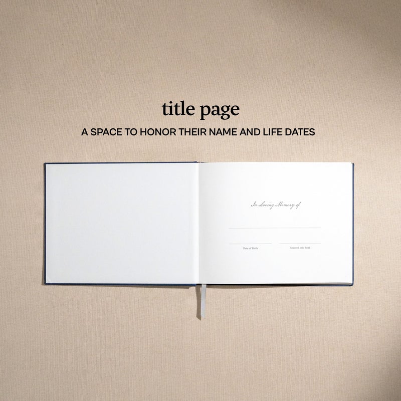 Kunitsa Co. Funeral Guest Book for Memorial Service â€“ in Loving Memory (Sage - Lined Pages) - Image 5