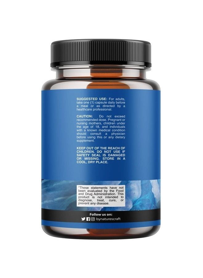 Natures Craft - Pure DHEA Supplement for Women and Men - DHEA 100mg Thyroid Support for Women Health Immune Support Bone Health and Mood Support Supplement - DHEA for Women Energy Supplement and Wellness Supplement - Image 1