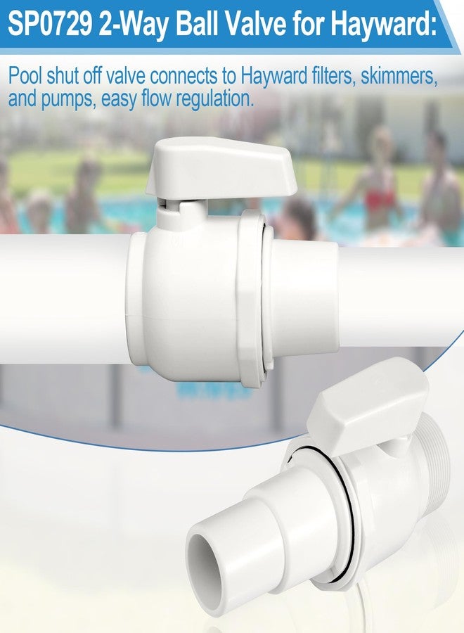 Ophjerg Upgrade SP0729 Ball Valve for Hayward Pool Filter Valve, Econoline 2-Way Pool Shut Off Valve 1.5" MIP x 1.5” - 1.25”, Above Ground Pool Filter Parts - Image 3