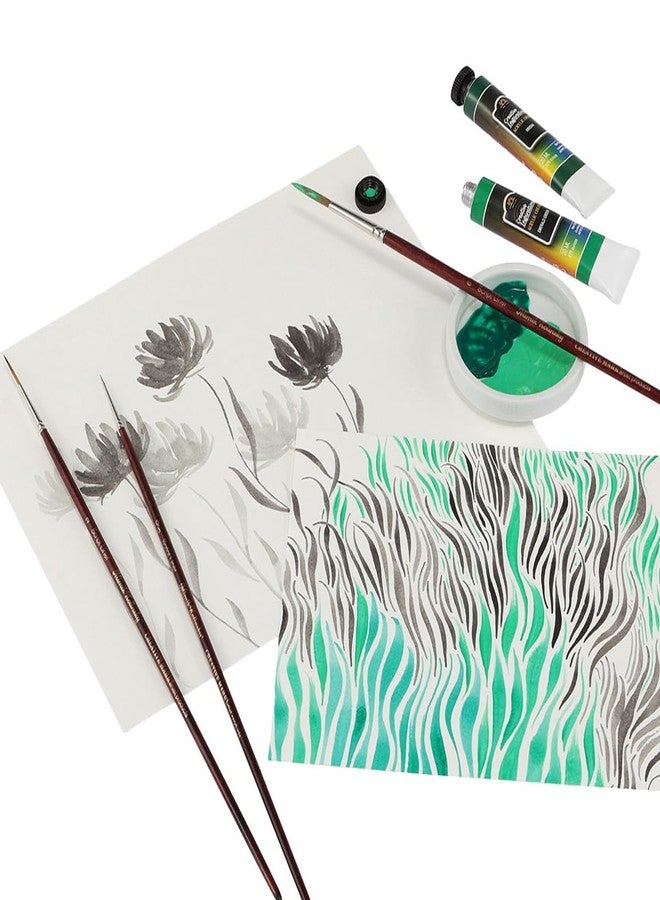 Creative Mark Mimik Kolinsky Watercolor Brush - # 6 Script Liner - Short Handle Synthetic Paint Brush - Handmade in Germany - Synthetic Sable Paint Brushes for Professional Artists - Animal-Friendly - Image 5