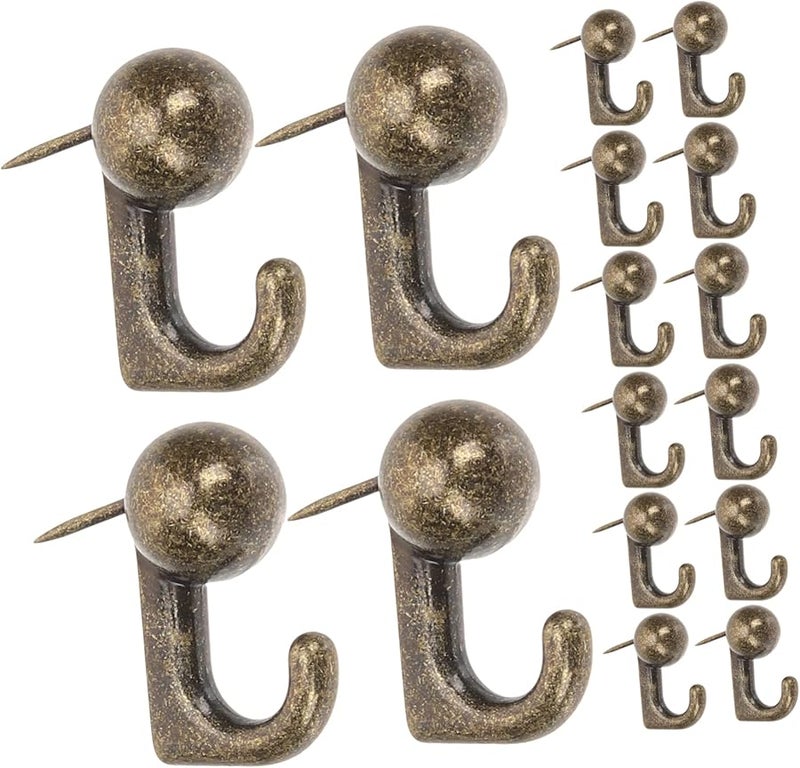 30 Pcs Decorative Push Pins Hangers Picture Nails for Wall Cork Board Hanging - Image 1