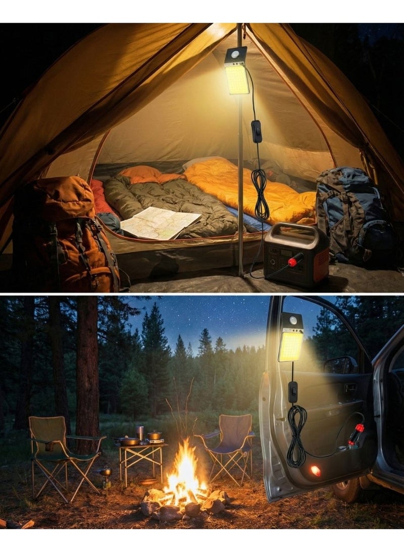اي جي سي "مجموعة مصباحي تخييم قوي للسيارة موديل LH-600W – 2 قطع" - Image 2