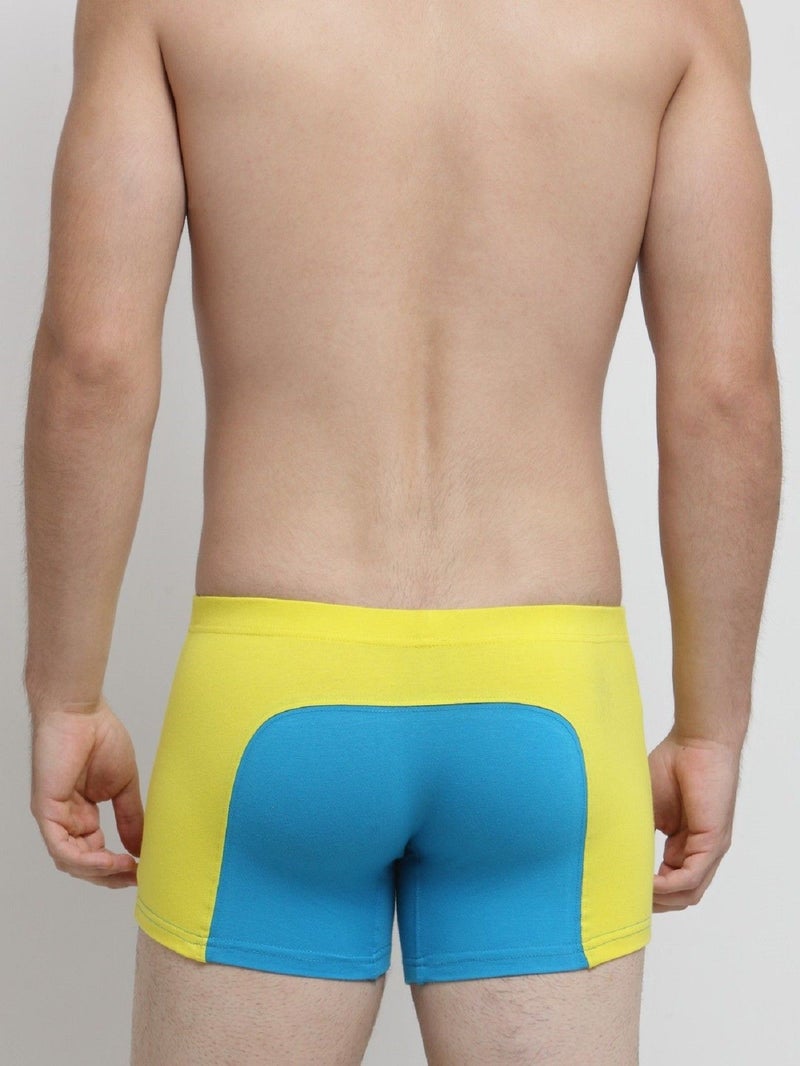 IC4 Store Men's Modern Trunk Combo Pack of 3 - Blue and Yellow - Image 3