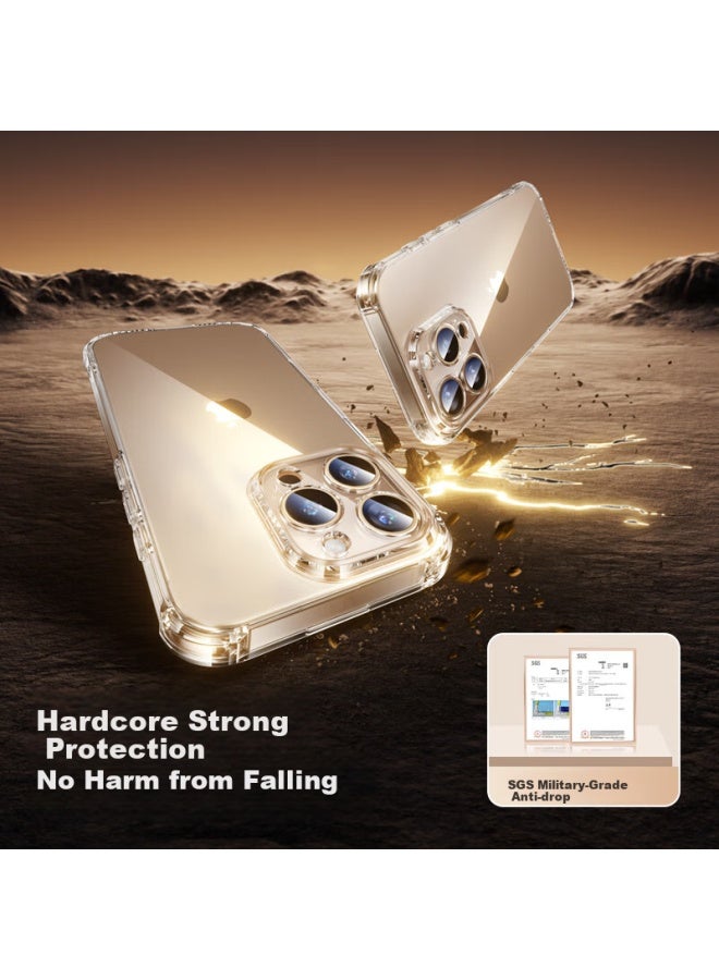 Smartdevil Iphone 16Pro Case With Built-In Camera Button, Iphone 16Pro Airbag Anti-Drop Protective Case Full Cover Transparent Anti-Yellow Soft Shell - Image 5