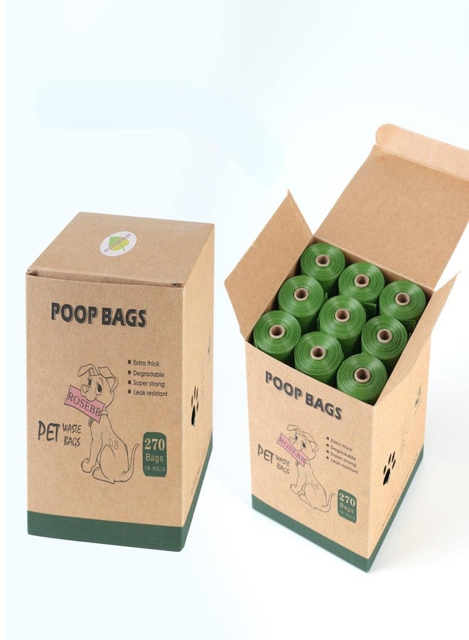 ROSEBB dog poop bags rolls,Pet Waste bags rolls,poop bags for dogs,Guaranteed Leak Proof and Extra Thick doggy poop bags,270Count dog bags for poop,9x13 Inches doggie poop bags - Image 5