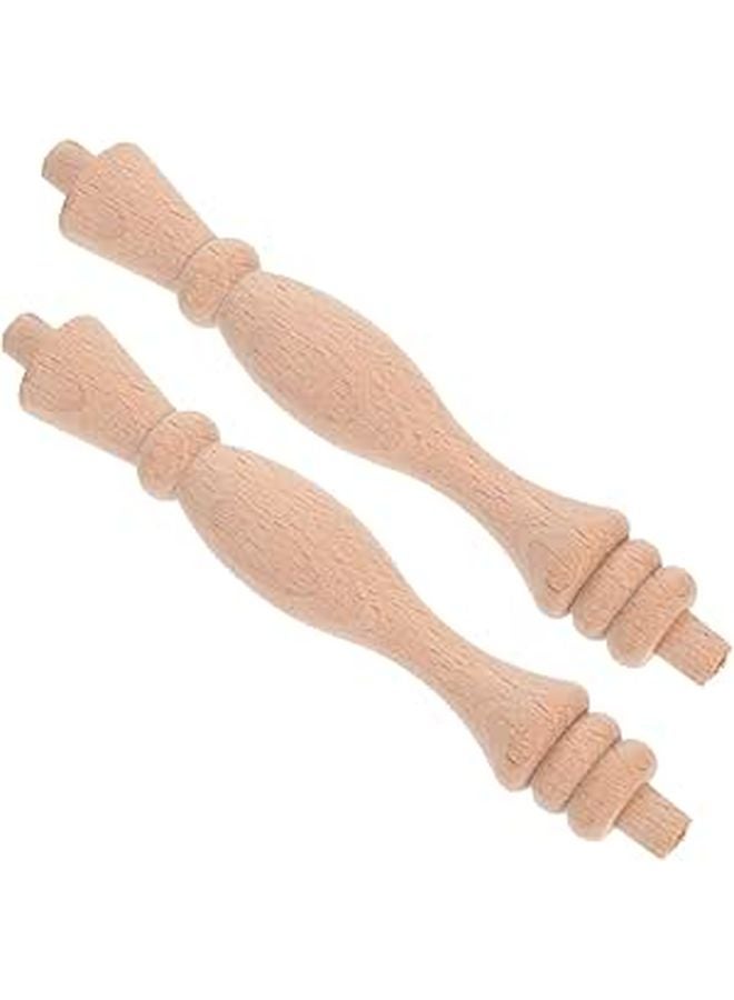 Unpainted Plain Roman Balusters For Staircase Railing Indoor Home Decor 2 Pack - Image 1
