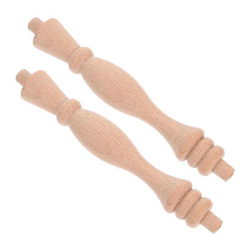 Unpainted Plain Roman Balusters For Staircase Railing Indoor Home Decor 2 Pack - Image 2