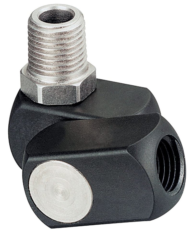 Dynabrade (94300) 1/4" NPT Composite Dynaswivel | Air Line Accessory, Improves Maneuverability, Rotates 360 Degrees at Pivot Points to Allow Air Hose to Drop to Ground - Image 1