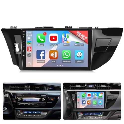 Naifay 8Core Android Car Stereo for Toyota Corolla 2014 2015 2016 Radio Upgrade 10.1" IPS Touchscreen for Corolla Radio with Wireless Carplay Android Auto/Bluetooth/Wi-Fi/FM/GPS/SWC/Canbus/MIC - Image 1