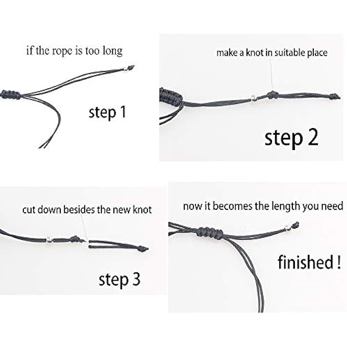 rayihni 8 Pieces Evil Eye Red Kabbalah String Bracelets For Women Men Boys Girls Protection Amulet Storage Gift Bag With Long Tassels, Cotton - Image 4