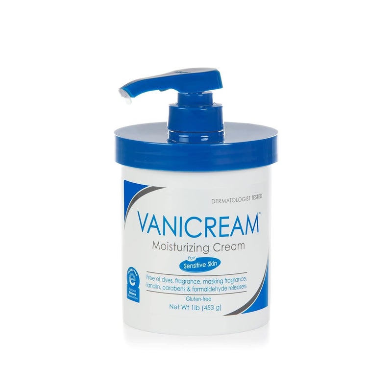 Vanicream Moisturizing Skin Cream with Pump Dispenser 16 fl oz 1 lb Moisturizer Formulated Without Common Irritants for Those with Sensitive Skin