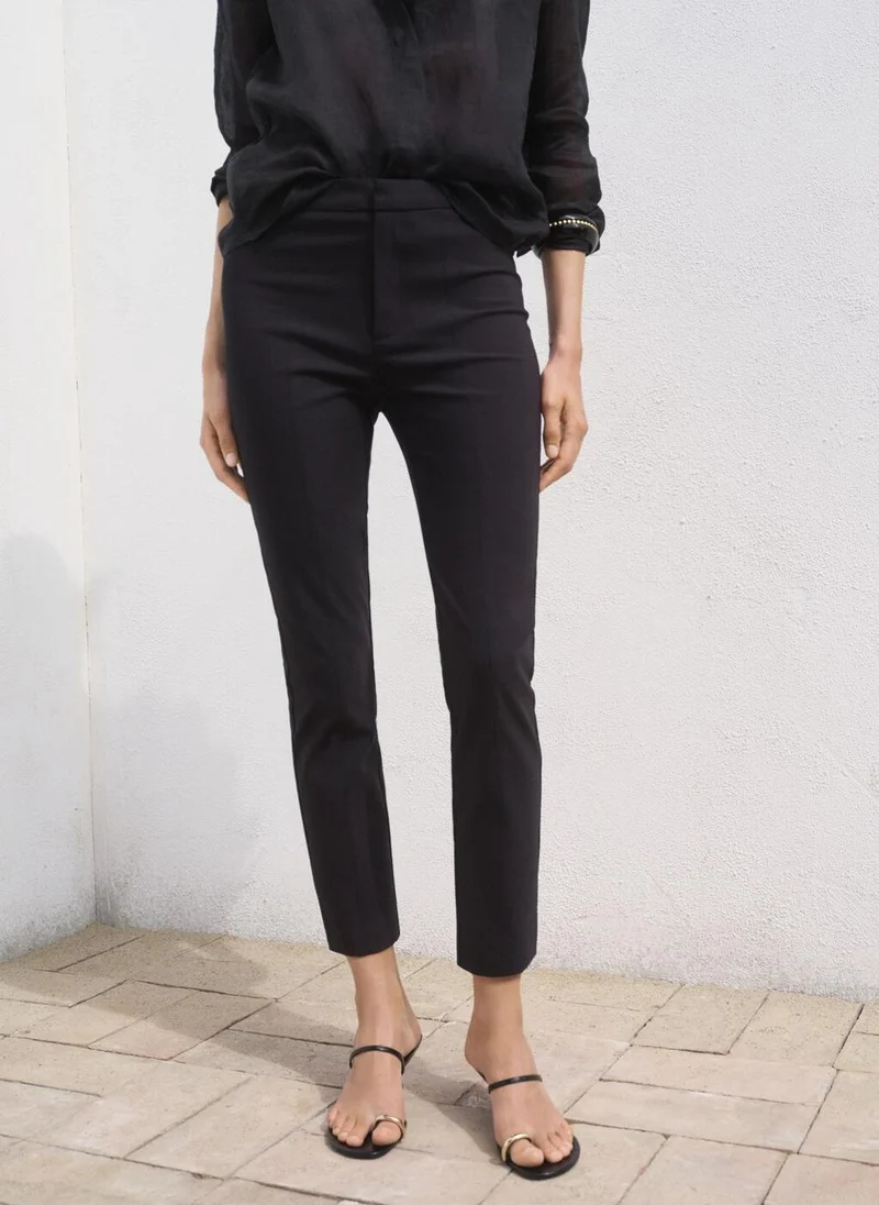 مانجو Casual Crop Skinny Pants
