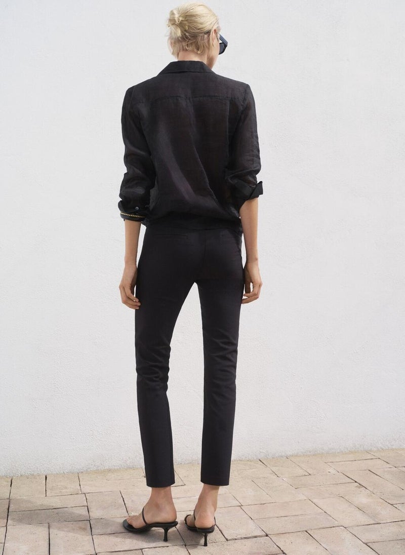 MANGO Casual Crop Skinny Pants  - Image 2
