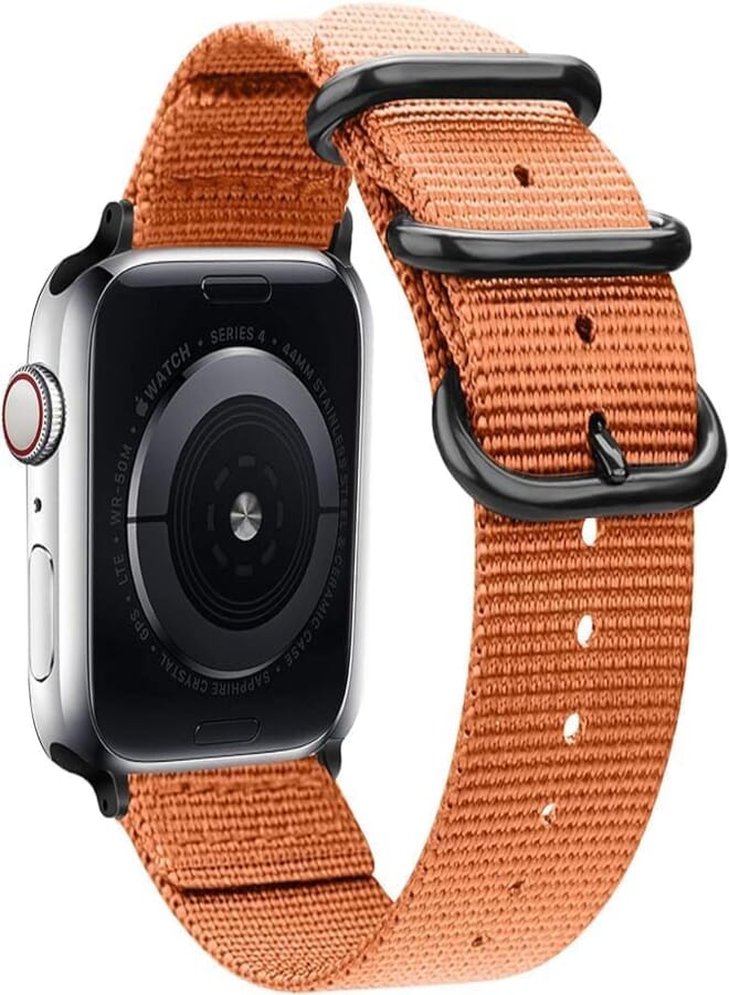 Next Nylon Fabric Watch Band Compatible with iWatch 38/40/41 Series 1/2/3/4/5/6/7/8/9