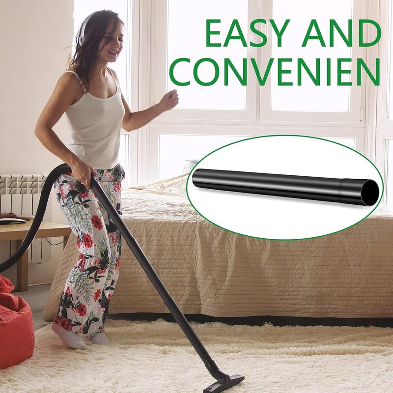 Honoson 1.25 Inch Extension Wand - Black Vacuum Attachments and Accessories Compatible With Shop Vac - Replacement Tubes Extend to 14.6 Inch Long (4 Pack) - Image 5