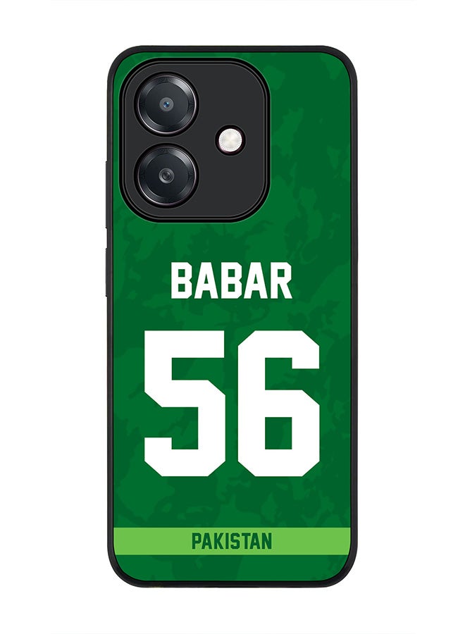 Stylizedd For Oppo A5i Case,Slim fit Camera Protection, Shockproof Thin Phone cover  - Pakistan Babar Azam, Jersey No 56