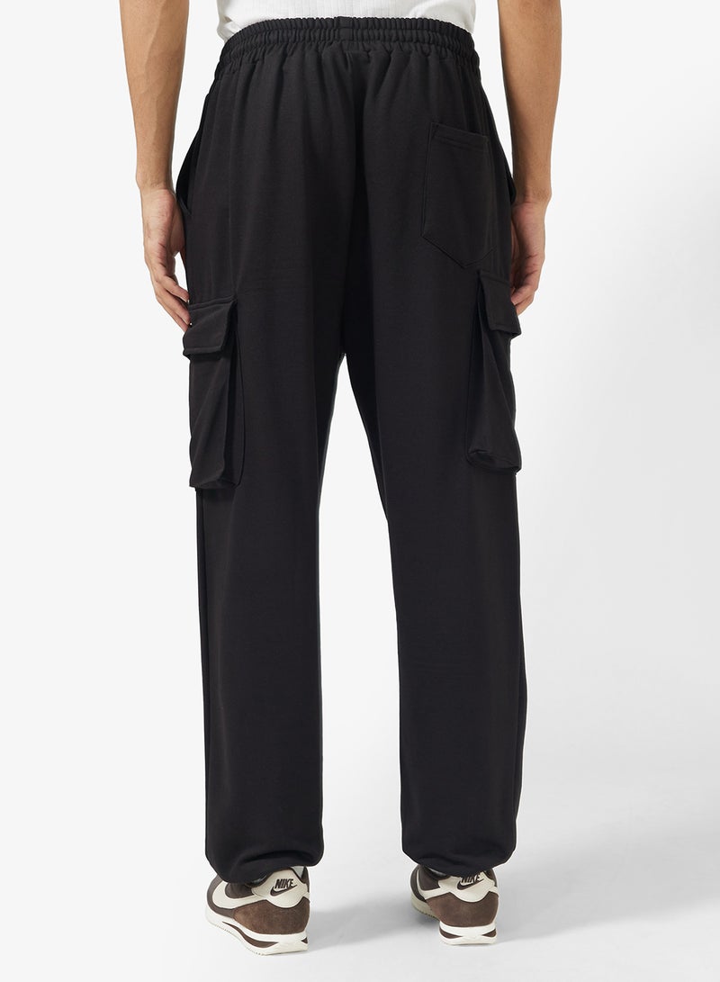 سفنتي فايف بنطلون رياضي بجيوب شحن وحزام خصر مطاطي - Image 3