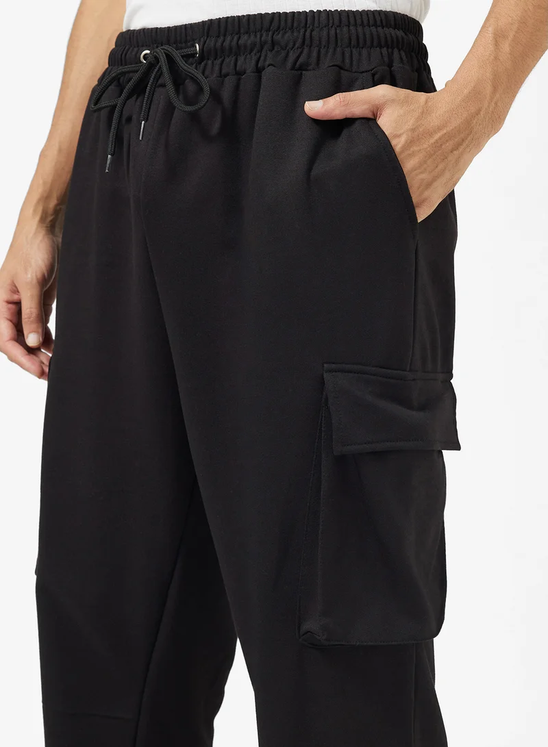 سفنتي فايف Cargo Pocket Elastic Hem Joggers