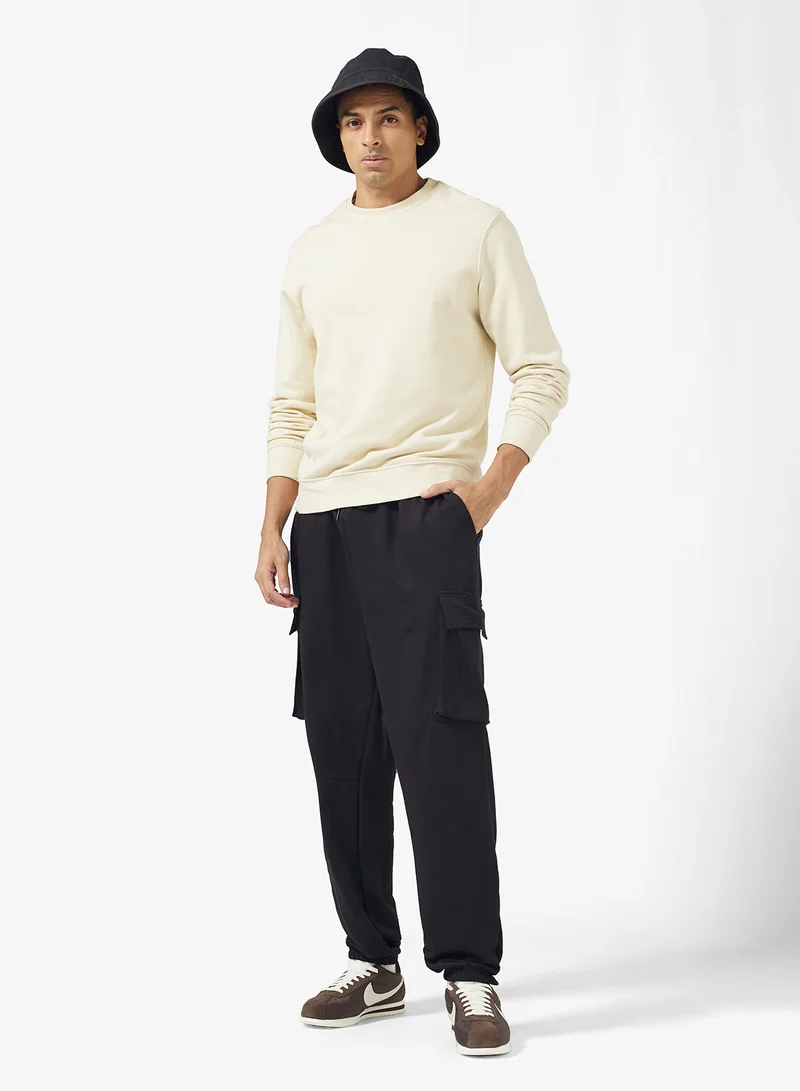 سفنتي فايف Cargo Pocket Elastic Hem Joggers