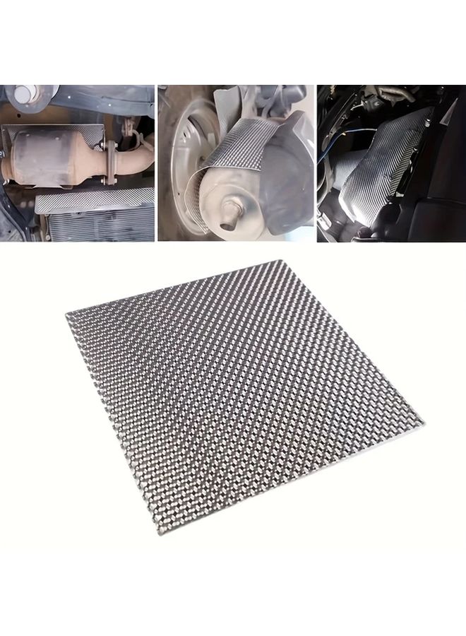 1pc Stainless Steel Heat Shield Plate 11 81x23 62 Inch For Exhaust Pipe Engine - Image 3