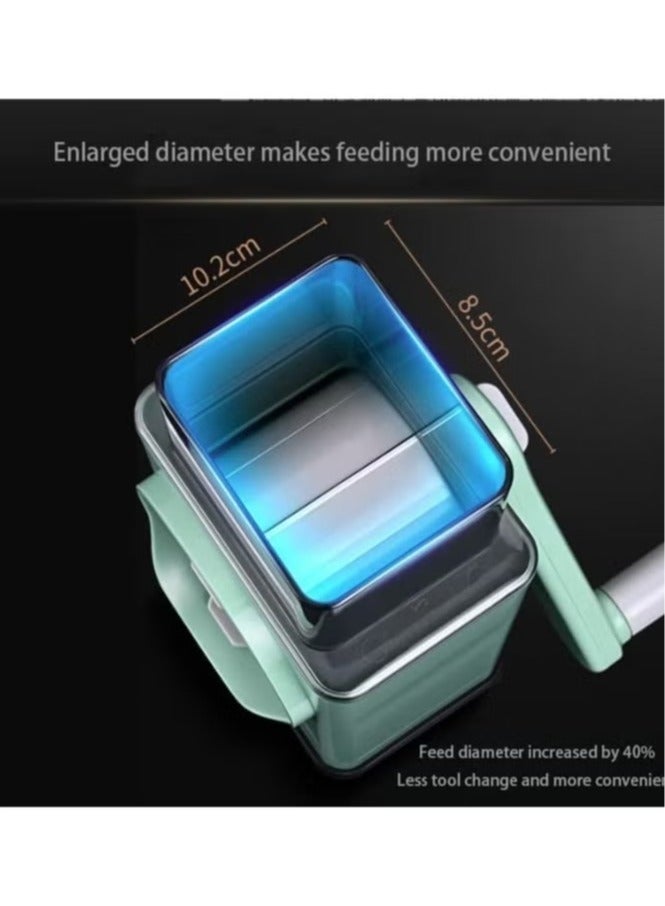 Raxoom Multifunctional Vegetable Grater Fruit Vegetable Slicer Easy Clean 4 in 1 Adjustable Handheld Vegetable Slicer Spiral Drum Slicer Assorted - Image 4