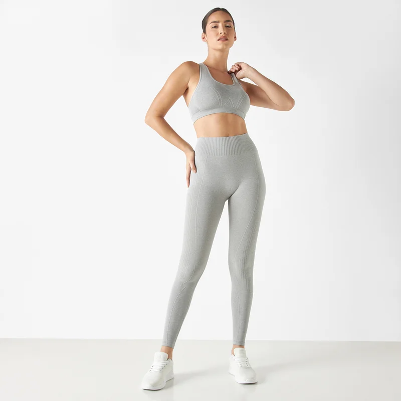 ADOT by Splash Textured Racerback Sports Bra