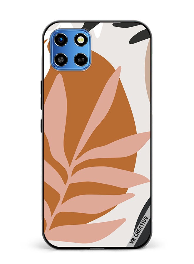 VR CREATIVE Protective Case Cover For Infinix Smart 6 HD Leaf Tropical Design Multicolour - Image 1