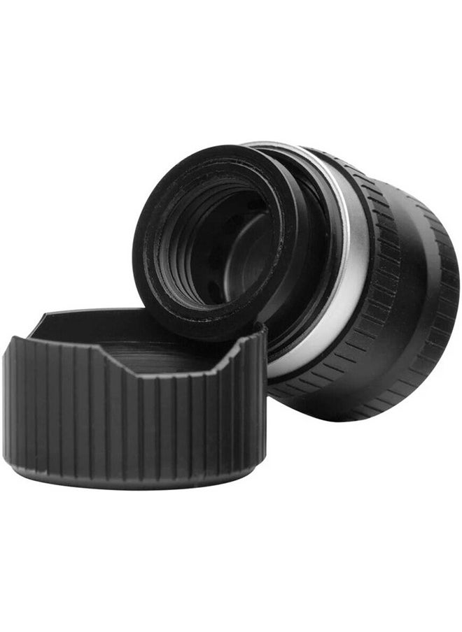 EK EKWB Quantum Torque Drain Valve with Secure Cap, 23mm Diameter, 4.5mm Thread Length, G1/4" Threading, Made of Satin Black Plated CNC Machined Brass - Black | 3831109829707  - Image 4