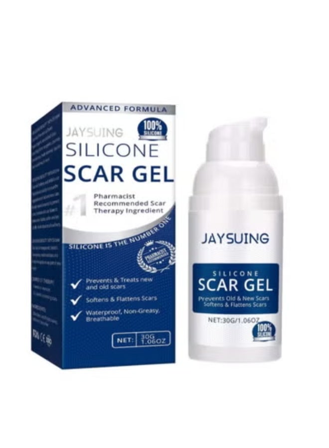 Jaysuing Silicone Scar Gel 30g Scar Cream,Scar Removal,Scar Treatment, Scar Removal Cream for C-Section, Stretch Marks, Acne, Surgery, Effective for Both Old and New Scars - Image 1