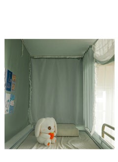 Y&D Bed Canopy Tents Curtain Blackout Curtain Single Bed Tent Curtain Student Shading Cloth Bed Canopy Mosquito Net Student Sleep Privacy Protection  - Image 3